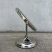 画像3: VINTAGE ANTIQUE STAND MIRROR NICKEL ヴィンテージ アンティーク スタンドミラー 鏡 / 卓上ミラー シェービングミラー ニッケル ラウンド インテリア  化粧 店舗什器 アメリカ USA (6) (3)
