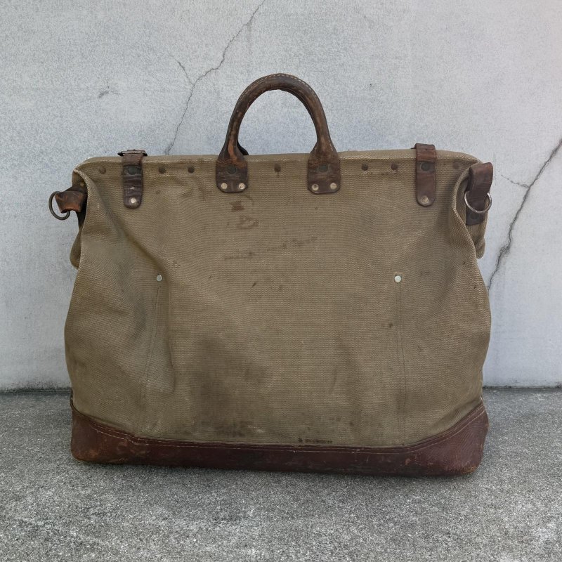画像2: VINTAGE ANTIQUE BELL SYSTEM TOOL BAG ヴィンテージ アンティーク ベルシステム ツールバッグ メイソンバッグ カバン / 鞄 コレクタブル アドバタイジング 工具入れ 企業物 アメリカ