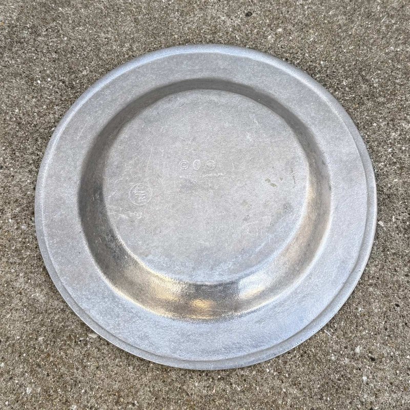 画像2: VINTAGE ANTIQUE WILTON COLUMBIA PLATE ヴィンテージ アンティーク トレー プレート / インテリア ピューター 小物入れ 雑貨 店舗什器 アメリカ