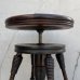 画像5: VINTAGE ANTIQUE PIANO CHAIR STOOL  ヴィンテージ アンティーク ピアノチェア スツール 椅子 / 回転いす ウッド 木製 家具 店舗什器 アメリカ (3) (5)