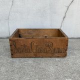 VINTAGE ANTIQUE WOOD CRATE WOODEN BOX SANTA CLARA PRUNES ヴィンテージ アンティーク ウッドボックス 木箱 / コレクタブル 収納 ケース アドバタイジング 企業物 店舗什器 アメリカ 