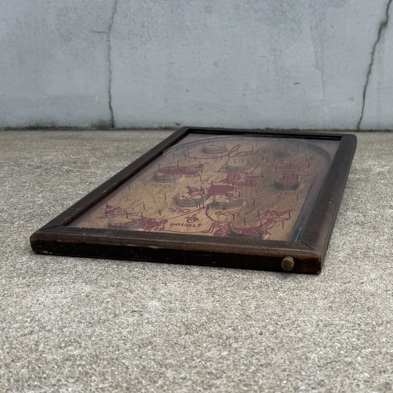 画像4: VINTAGE ANTIQUE PINBALL GAME CLOWNIN ヴィンテージ アンティーク ピンボールゲーム / コレクタブル 卓上ゲーム ボードゲーム インテリア ウッド 木製 娯楽 アメリカ (2)