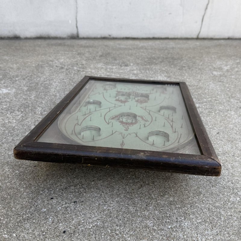 画像5: VINTAGE ANTIQUE PINBALL GAME DOUBLE POOSH UP ヴィンテージ アンティーク ピンボールゲーム / コレクタブル 卓上ゲーム ボードゲーム インテリア ウッド 木製 娯楽 アメリカ (1)