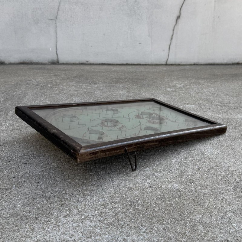 画像3: VINTAGE ANTIQUE PINBALL GAME DOUBLE POOSH UP ヴィンテージ アンティーク ピンボールゲーム / コレクタブル 卓上ゲーム ボードゲーム インテリア ウッド 木製 娯楽 アメリカ (1)