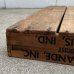 画像8: VINTAGE ANTIQUE WOOD CRATE WOODEN BOX ヴィンテージ アンティーク ウッドボックス 木箱 / コレクタブル 収納 ケース アドバタイジング ガーデニング 浅型 企業物 店舗什器 アメリカ  (8)