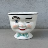 VINTAGE ANTIQUE BAILEYS SUGAR POT ヴィンテージ アンティーク ベイリーズ フェイスカップ シュガーポット / コレクタブル オブジェ ティーカップ マグカップ ノベルティ 1996年限定 陶器 食器 雑貨 A