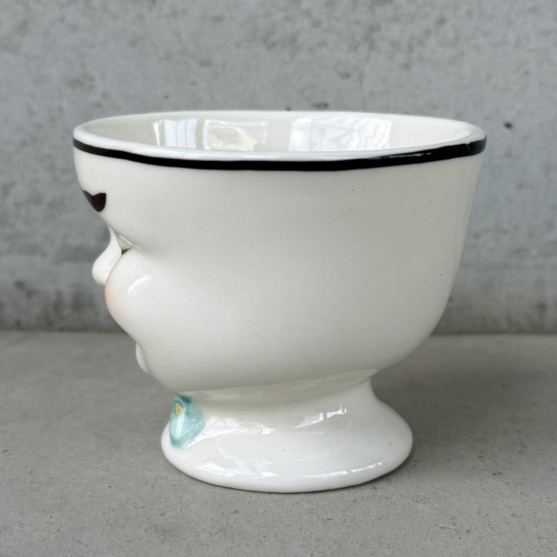 画像4: VINTAGE ANTIQUE BAILEYS SUGAR POT ヴィンテージ アンティーク ベイリーズ フェイスカップ シュガーポット / コレクタブル オブジェ ティーカップ マグカップ ノベルティ 1996年限定 陶器 食器 雑貨 A