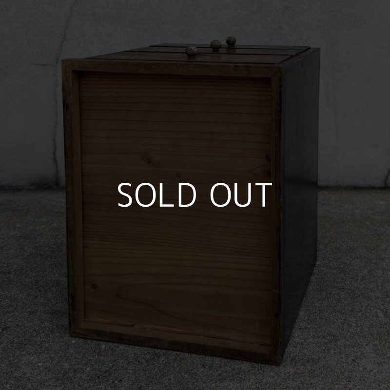 画像7: アンティーク 昭和レトロ 古道具 小引き出し 棚 チェスト / 木製 収納 三段 家具 小物入れ ケース 古民家 蔵 うぶだし 日本