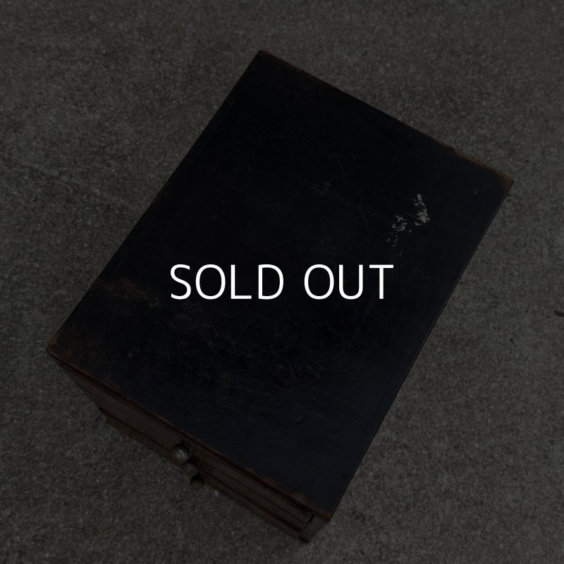 画像6: アンティーク 昭和レトロ 古道具 小引き出し 棚 チェスト / 木製 収納 三段 家具 小物入れ ケース 古民家 蔵 うぶだし 日本