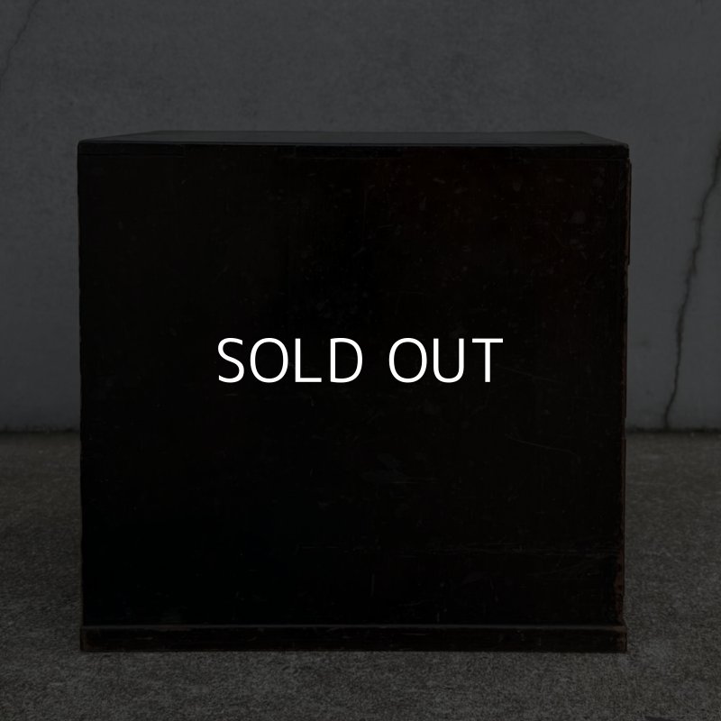 画像5: アンティーク 昭和レトロ 古道具 小引き出し 棚 チェスト / 木製 収納 三段 家具 小物入れ ケース 古民家 蔵 うぶだし 日本