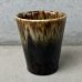画像4: VINTAGE ANTIQUE POTTERY CUP ヴィンテージ アンティーク カップ コップ タンブラー ブラウンドリップグレーズ 食器 陶器 / ブラウン 茶色 カフェ 喫茶店 店舗什器 アメリカ e (4)