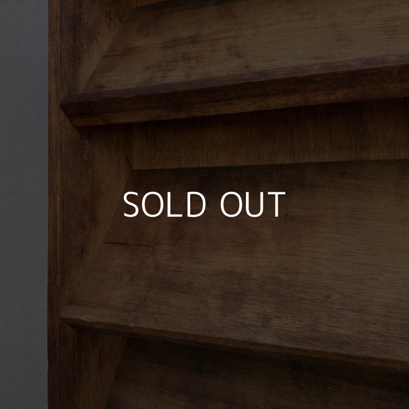 画像6: VINTAGE ANTIQUE ヴィンテージ アンティーク 昭和レトロ 古道具 カード立て ショップカードスタンド 棚 / 陳列棚 飾り棚 木製 収納 家具 古民家 蔵 うぶだし 日本