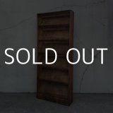 VINTAGE ANTIQUE ヴィンテージ アンティーク 昭和レトロ 古道具 カード立て ショップカードスタンド 棚 / 陳列棚 飾り棚 木製 収納 家具 古民家 蔵 うぶだし 日本