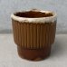 画像4: VINTAGE ANTIQUE POTTERY MUGCUP ヴィンテージ アンティーク マグカップ コップ 食器 陶器 / コーヒーカップ  ブラウン 茶色 楓 カフェ 喫茶店 店舗什器 アメリカ f (4)