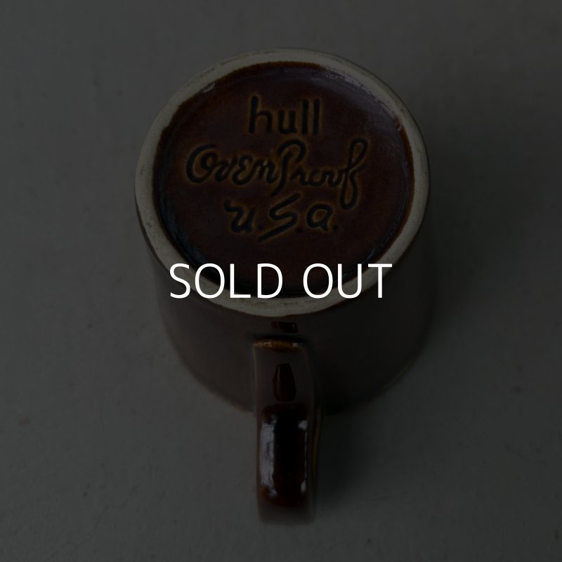 画像6: VINTAGE ANTIQUE HULL POTTERY MUGCUP ヴィンテージ アンティーク ハル マグカップ ブラウンドリップ コップ 食器 陶器 / コーヒーカップ  ブラウン 茶色 カフェ 喫茶店 店舗什器 アメリカ g