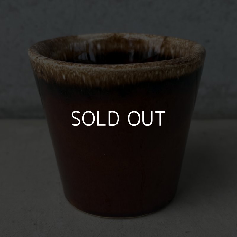 画像4: VINTAGE ANTIQUE HULL POTTERY MUGCUP ヴィンテージ アンティーク ハル マグカップ ブラウンドリップ コップ 食器 陶器 / コーヒーカップ  ブラウン 茶色 カフェ 喫茶店 店舗什器 アメリカ g