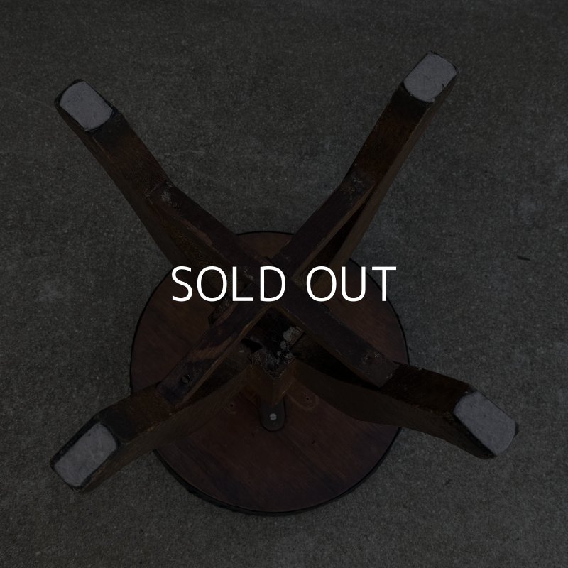 画像5: ヴィンテージ アンティーク 昭和レトロ 古道具 ドクターチェア 椅子 スツール / 回転いす 丸椅子 木製 家具 病院 店舗什器 日本