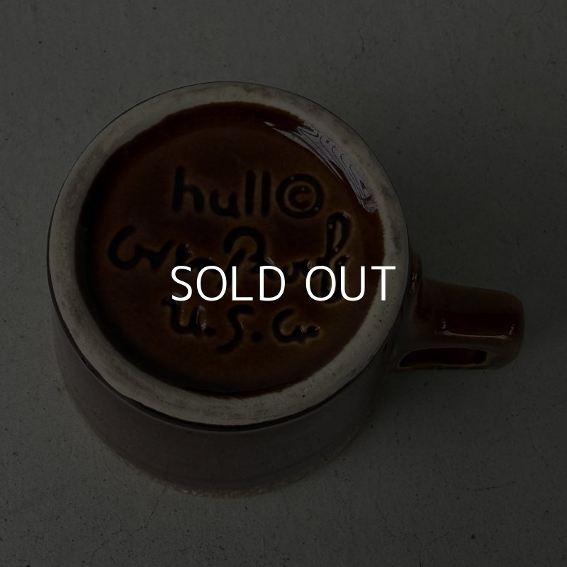 画像6: VINTAGE ANTIQUE HULL POTTERY MUGCUP ヴィンテージ アンティーク ハル マグカップ ブラウンドリップ コップ 食器 陶器 / コーヒーカップ  ブラウン 茶色 カフェ 喫茶店 店舗什器 アメリカ h