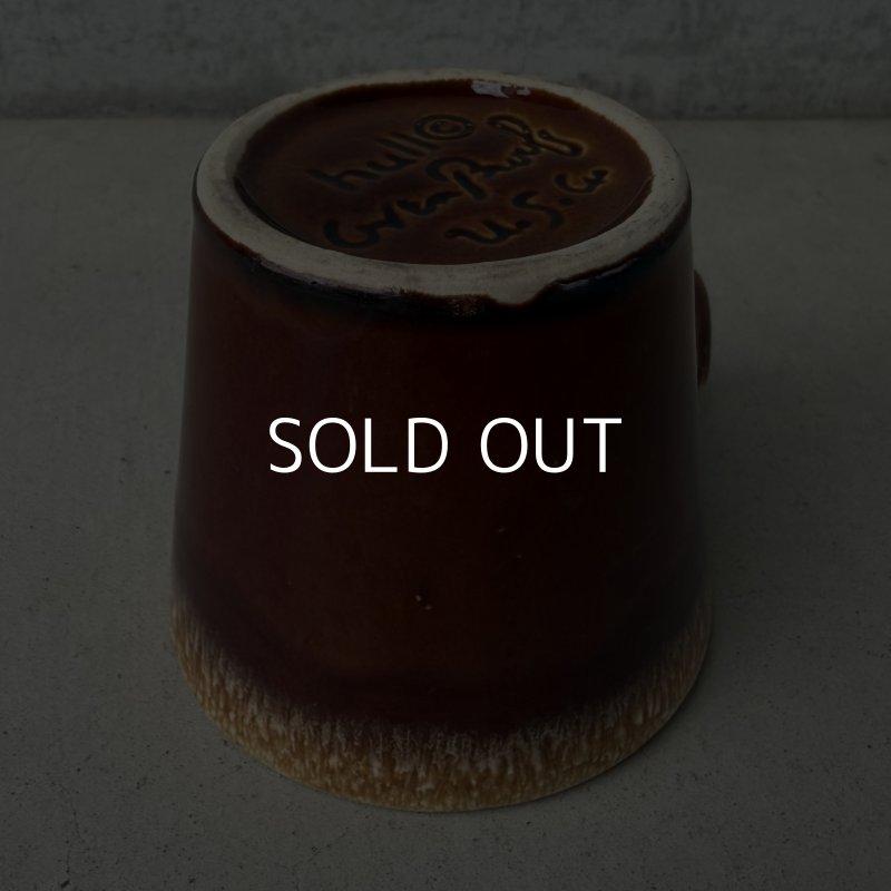 画像7: VINTAGE ANTIQUE HULL POTTERY MUGCUP ヴィンテージ アンティーク ハル マグカップ ブラウンドリップ コップ 食器 陶器 / コーヒーカップ  ブラウン 茶色 カフェ 喫茶店 店舗什器 アメリカ h