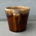 画像3: VINTAGE ANTIQUE HULL POTTERY MUGCUP ヴィンテージ アンティーク ハル マグカップ ブラウンドリップ コップ 食器 陶器 / コーヒーカップ  ブラウン 茶色 カフェ 喫茶店 店舗什器 アメリカ h (3)
