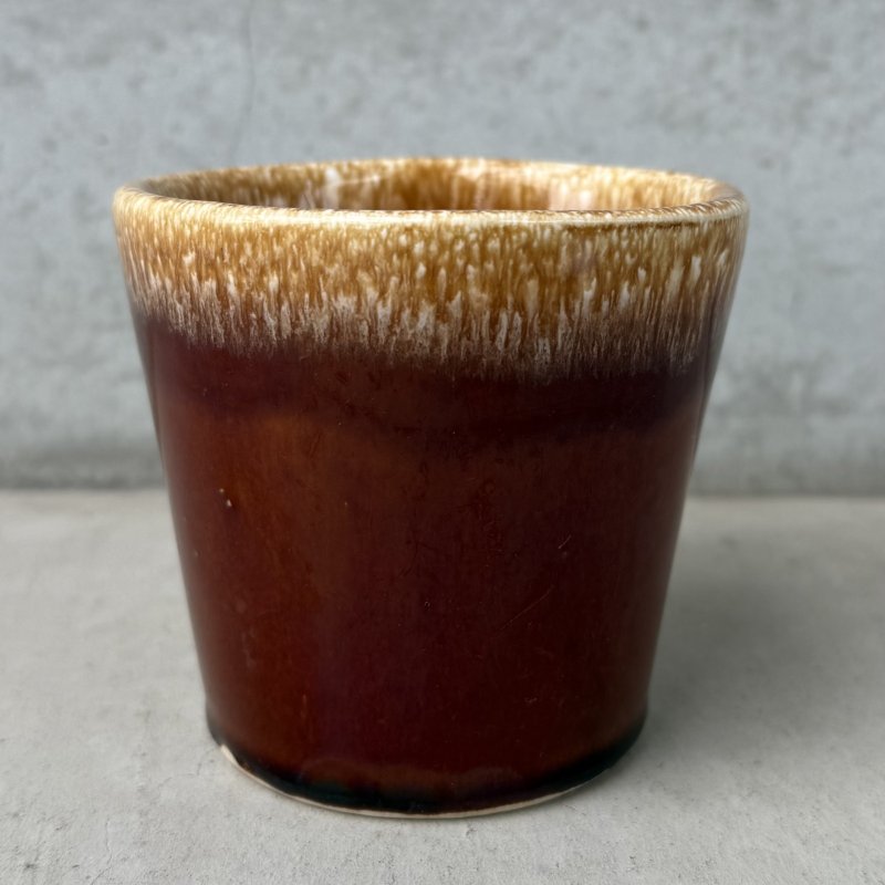 画像4: VINTAGE ANTIQUE HULL POTTERY MUGCUP ヴィンテージ アンティーク ハル マグカップ ブラウンドリップ コップ 食器 陶器 / コーヒーカップ  ブラウン 茶色 カフェ 喫茶店 店舗什器 アメリカ h