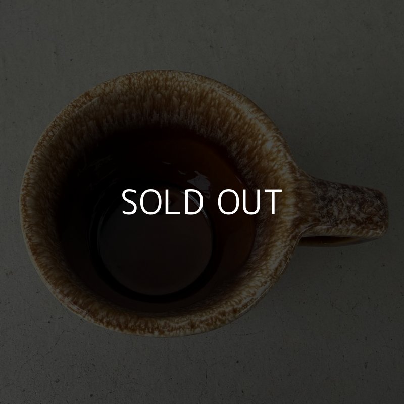 画像5: VINTAGE ANTIQUE HULL POTTERY MUGCUP ヴィンテージ アンティーク ハル マグカップ ブラウンドリップ コップ 食器 陶器 / コーヒーカップ  ブラウン 茶色 カフェ 喫茶店 店舗什器 アメリカ h