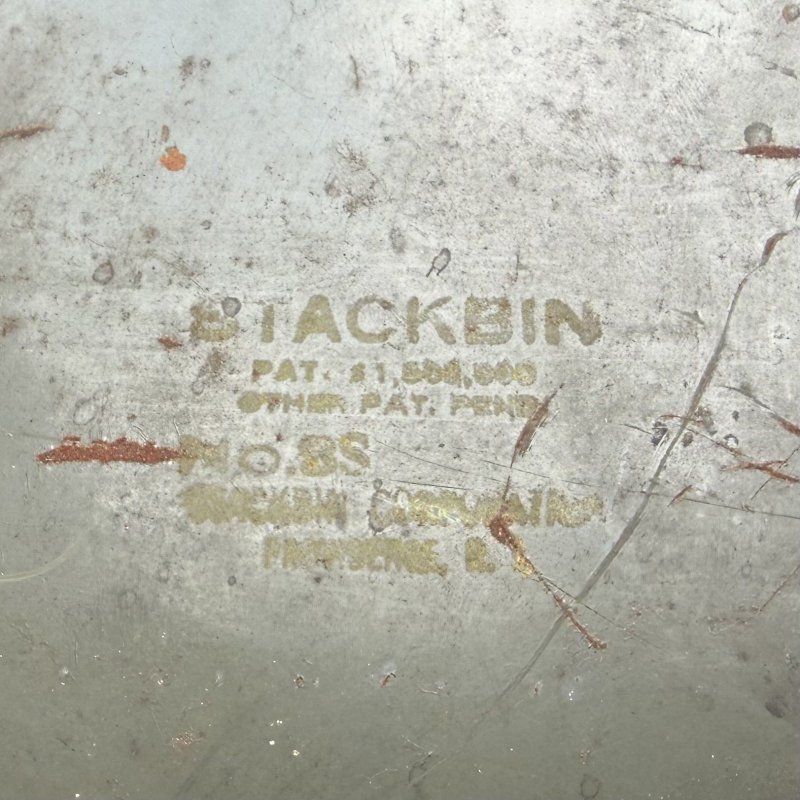 画像8: VINTAGE ANTIQUE SHELF STACKBIN ヴィンテージ アンティーク 棚 スタッキング / インダストリアル 収納 ガレージ パーツ 工具入れ 鉄 店舗什器 工業用 アメリカ