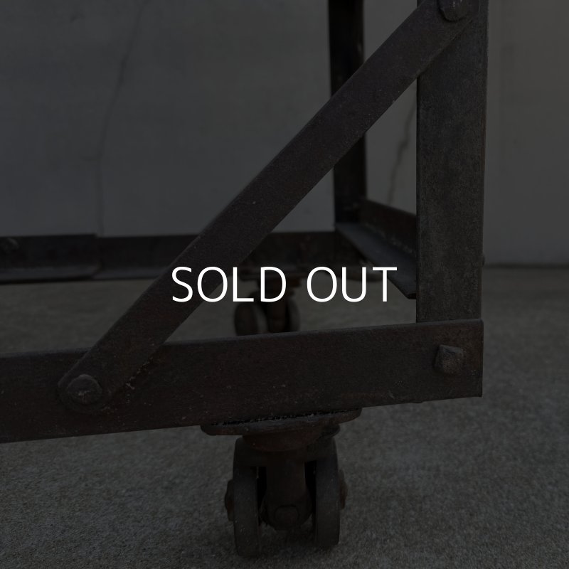 画像10: VINTAGE ANTIQUE SHOERACK ヴィンテージ アンティーク 棚 シューラック シュートロリー / インダストリアル 陳列棚 カート 家具 木製 ブラウン 店舗什器 アメリカ