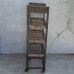 画像3: VINTAGE ANTIQUE SHOERACK ヴィンテージ アンティーク 棚 シューラック シュートロリー / インダストリアル 陳列棚 カート 家具 木製 ブラウン 店舗什器 アメリカ (3)