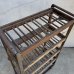 画像5: VINTAGE ANTIQUE SHOERACK ヴィンテージ アンティーク 棚 シューラック シュートロリー / インダストリアル 陳列棚 カート 家具 木製 ブラウン 店舗什器 アメリカ (5)