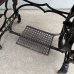 画像10: VINTAGE ANTIQUE WHITE SEWING MACHINE CO ヴィンテージ アンティーク 足踏みミシン ホワイト /  ミシンテーブル ディスプレイ インテリア 木製 店舗什器 アメリカ (10)