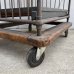 画像8: VINTAGE ANTIQUE BINDERY CART ヴィンテージ アンティーク 棚 ファクトリーカート バインダリーカート / インダストリアル 陳列棚 カート 家具 木製 アイアン 店舗什器 アメリカ (8)