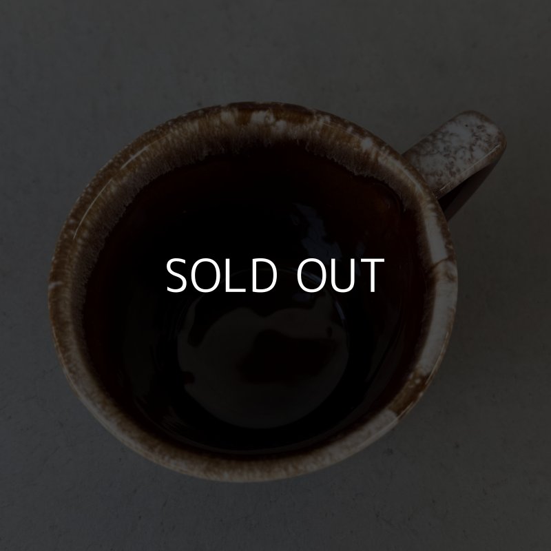 画像5: VINTAGE ANTIQUE MCCOY POTTERY MUGCUP ヴィンテージ アンティーク マッコイ マグカップ コップ 食器 陶器 / コーヒーカップ  ブラウン 茶色 カフェ 喫茶店 店舗什器 アメリカ i