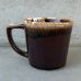 画像2: VINTAGE ANTIQUE MCCOY POTTERY MUGCUP ヴィンテージ アンティーク マッコイ マグカップ コップ 食器 陶器 / コーヒーカップ  ブラウン 茶色 カフェ 喫茶店 店舗什器 アメリカ i (2)