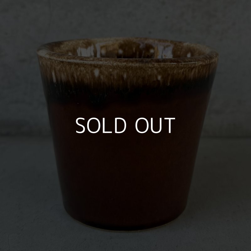 画像4: VINTAGE ANTIQUE HULL POTTERY MUGCUP ヴィンテージ アンティーク ハル マグカップ ブラウンドリップ コップ 食器 陶器 / コーヒーカップ  ブラウン 茶色 カフェ 喫茶店 店舗什器 アメリカ j