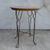 画像2: VINTAGE ANTIQUE ICE CREAM PARLOR TABLE ヴィンテージ アンティーク アイスクリームパーラーテーブル テーブル / 家具 アイアン 木製 店舗什器 アメリカ (2)