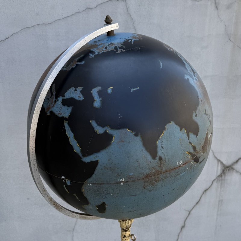 画像5: VINTAGE ANTIQUE DENOYER GEPPERT GLOBE ヴィンテージ アンティーク ミリタリーグローブ 地球儀 / コレクタブル 戦略地球儀 軍物 戦争 地図 インテリア 店舗什器 アメリカ USA 