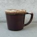 画像1: VINTAGE ANTIQUE MCCOY POTTERY MUGCUP ヴィンテージ アンティーク マッコイ マグカップ コップ 食器 陶器 / コーヒーカップ  ブラウン 茶色 カフェ 喫茶店 店舗什器 アメリカ i (1)