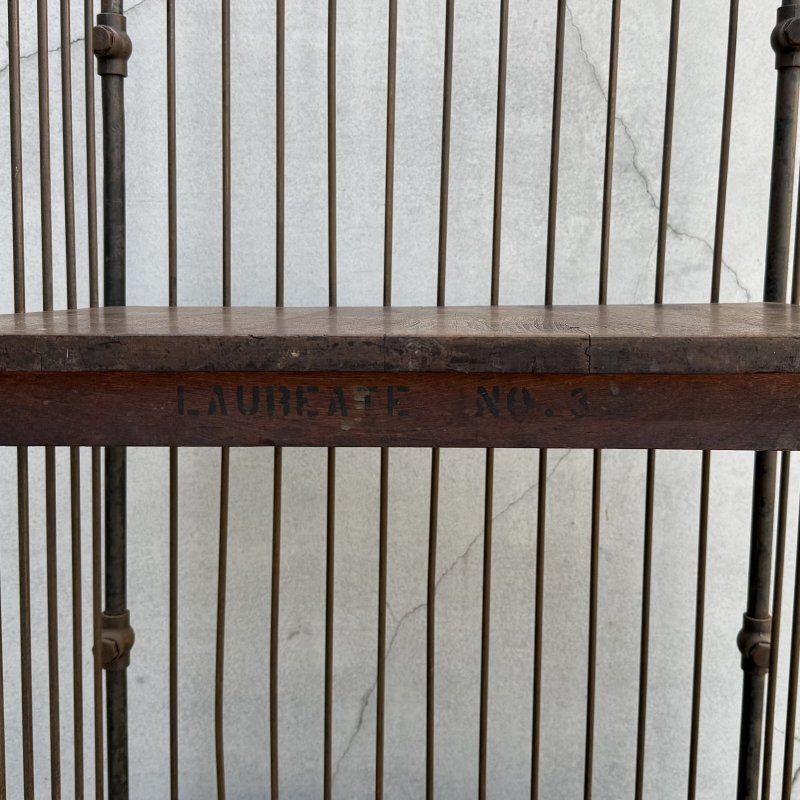 画像6: VINTAGE ANTIQUE BINDERY CART ヴィンテージ アンティーク 棚 ファクトリーカート バインダリーカート / インダストリアル 陳列棚 カート 家具 木製 アイアン 店舗什器 アメリカ