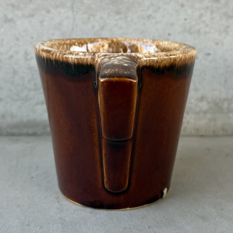 画像3: VINTAGE ANTIQUE HULL POTTERY MUGCUP ヴィンテージ アンティーク ハル マグカップ ブラウンドリップ コップ 食器 陶器 / コーヒーカップ  ブラウン 茶色 カフェ 喫茶店 店舗什器 アメリカ h