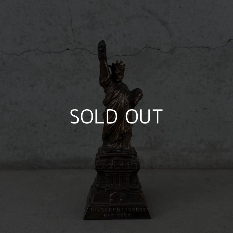 画像1: VINTAGE ANTIQUE STATUE OF LIBERTY ヴィンテージ アンティーク 自由の女神 / コレクタブル オブジェ インテリア ディスプレイ 置物 雑貨 アメリカ