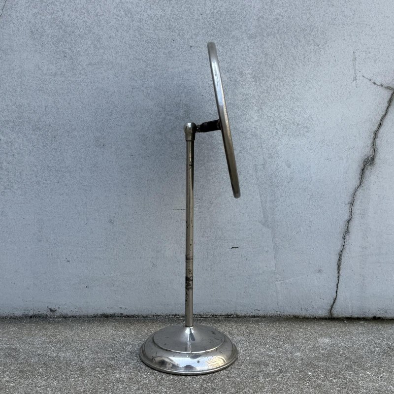 画像3: VINTAGE ANTIQUE MIRROR ヴィンテージ アンティーク スタンドミラー 鏡 / 卓上ミラー シェービングミラー 化粧 店舗什器 アメリカ (2)