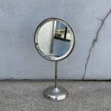 VINTAGE ANTIQUE MIRROR ヴィンテージ アンティーク スタンドミラー 鏡 / 卓上ミラー シェービングミラー 化粧 店舗什器 アメリカ (2)