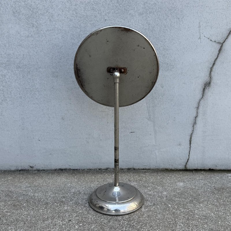 画像2: VINTAGE ANTIQUE MIRROR ヴィンテージ アンティーク スタンドミラー 鏡 / 卓上ミラー シェービングミラー 化粧 店舗什器 アメリカ (2)