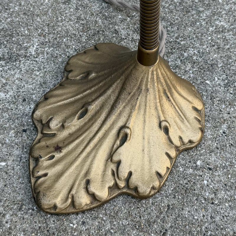 画像8: VINTAGE ANTIQUE DESKLAMP LEVITON ヴィンテージ アンティーク デスクランプ スタンドライト 卓上ライト テーブルランプ 照明 / グースネック アイアン 葉っぱ E26 店舗什器 アメリカ