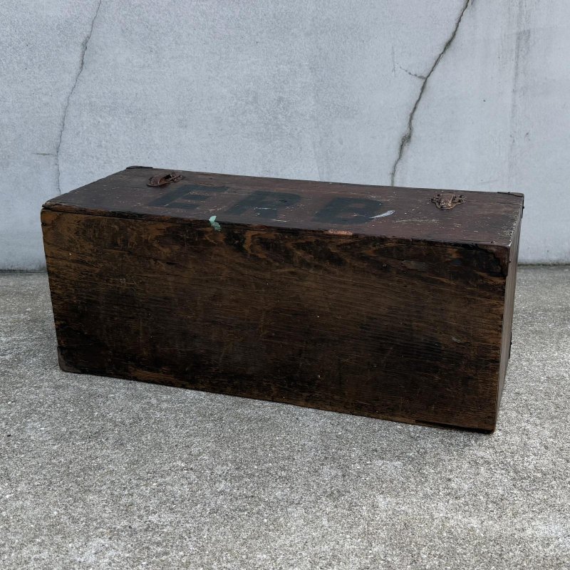 画像7: VINTAGE ANTIQUE TOOL BOX WOODEN BOX ヴィンテージ アンティーク ツールボックス 工具箱 ウッドボックス 木箱 / 収納 ケース 店舗什器 アメリカ 