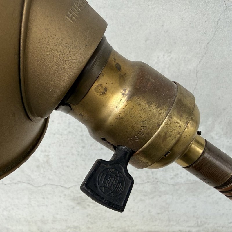 画像6: VINTAGE ANTIQUE DESKLAMP ALMOND MFG ヴィンテージ アンティーク デスクランプ スタンドライト 卓上ライト テーブルランプ 照明 / グースネック E26 店舗什器 アメリカ