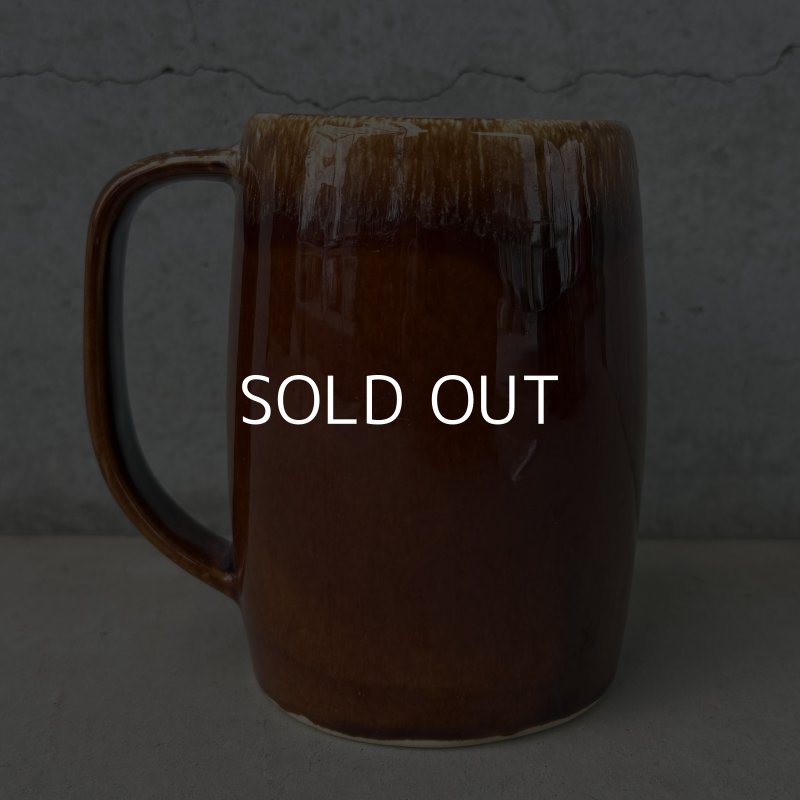 画像3: VINTAGE ANTIQUE HULL POTTERY MUGCUP ヴィンテージ アンティーク ハル マグカップ コーヒーマグ ブラウンドリップ コップ 食器 陶器 / ブラウン 茶色 カフェ 喫茶店 店舗什器 アメリカ i