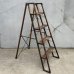 画像3: VINTAGE ANTIQUE FOLDING WOOD LADDER ヴィンテージ アンティーク 脚立 ラダー はしご  / 踏み台 ステップ 折り畳み ウッド 木製 店舗什器 アメリカ (3)