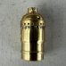 画像2:  LAMP SOCKET キーレス ソケット ランプ ブラス 真鍮 E26 / インダストリアル ライト リペアパーツ 照明 電気 アメリカ USA (2) (2)
